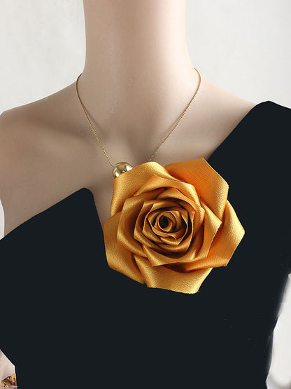 Flower Shape Color Brooch Accessories