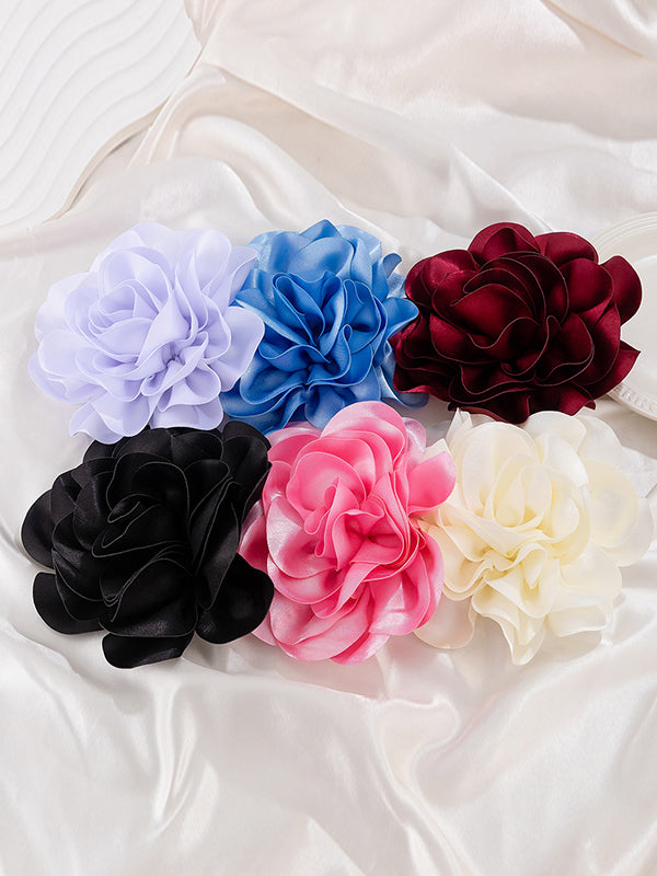 Flower Shape Color Brooch Accessories