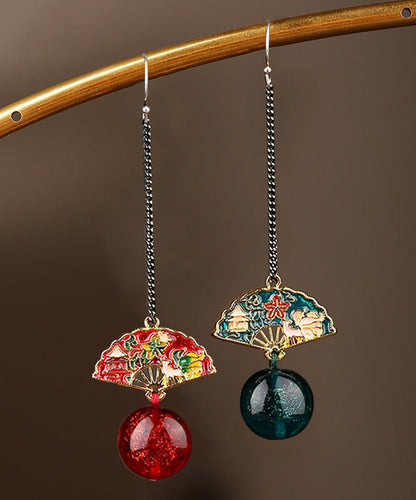 Handmade Asymmetric Design Drop Earrings