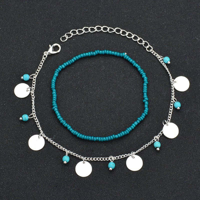 Gold Charms-double Layer Anklet