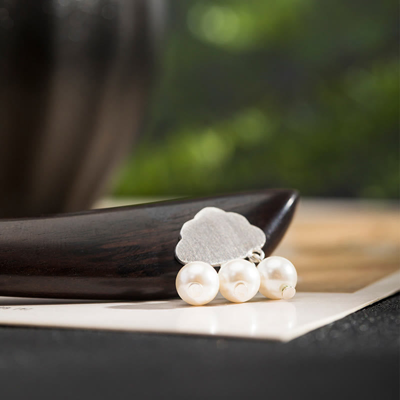 Ebony Cloud Hairpin in 925 Silver | Chinese Hairpins