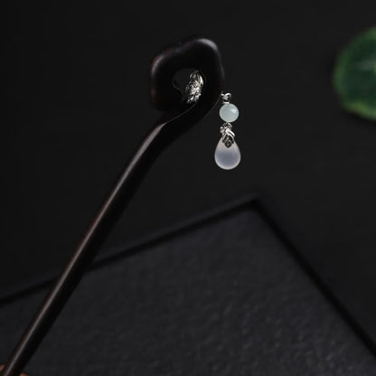 Ebony Courage Hairpin | Traditional Chinese Hairpin 17cm