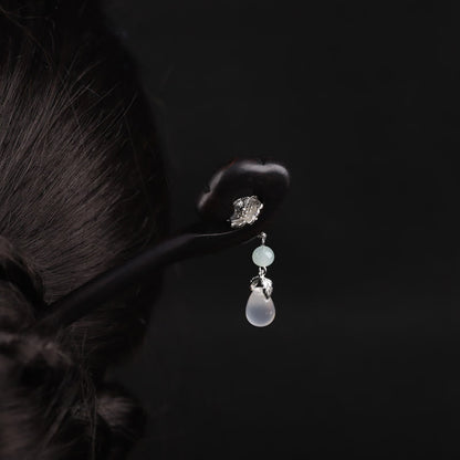 Ebony Courage Hairpin | Traditional Chinese Hairpin 17cm