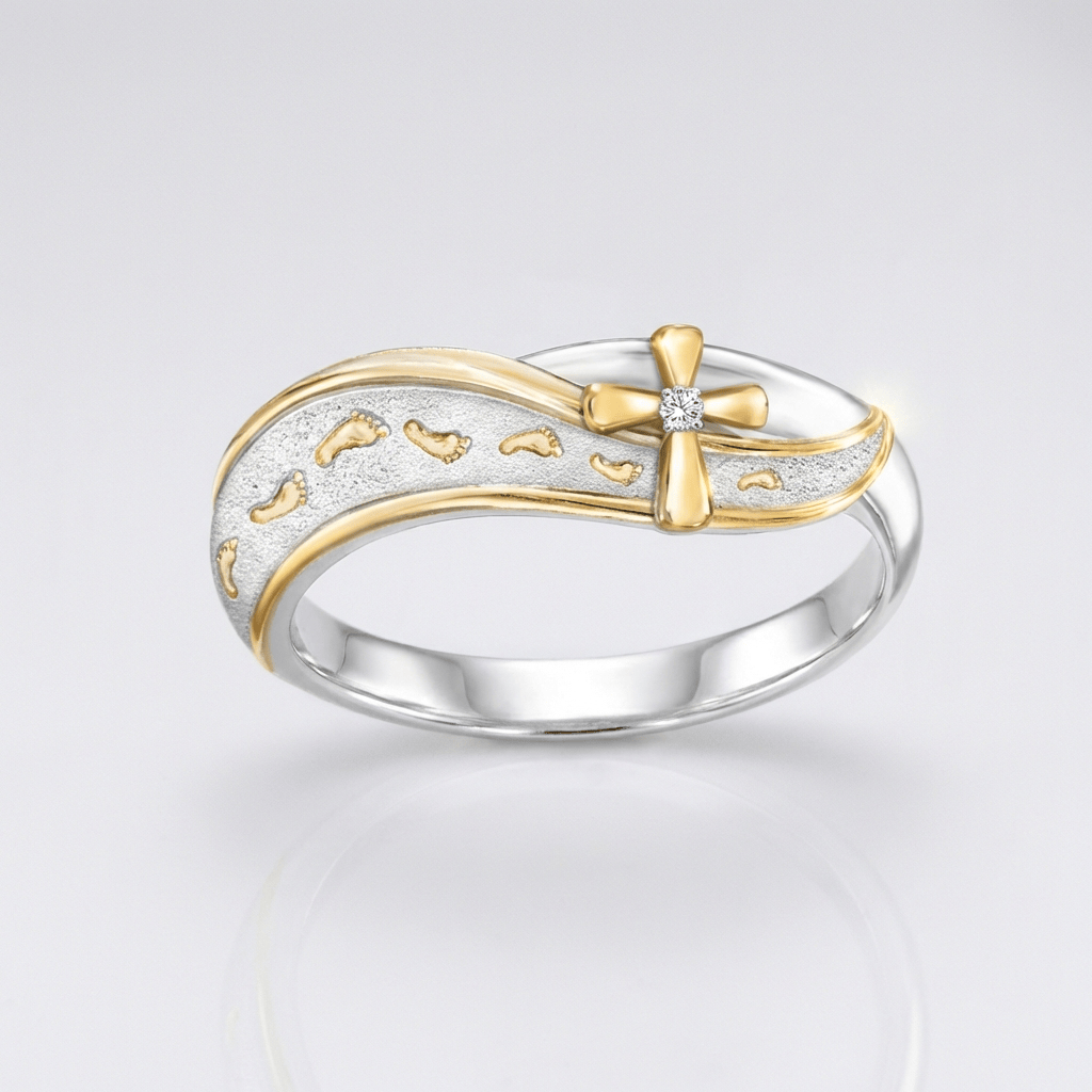 Divine Journey Silver Mom Ring
