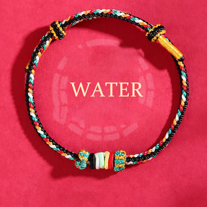 Five Elements Colorful String Luck Bracelet for Spiritual Balance