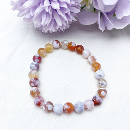 Galaxy Tiger Eye & Orca Onyx Chakra Bracelet 8mm