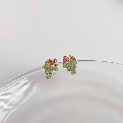 Green Grape Earrings