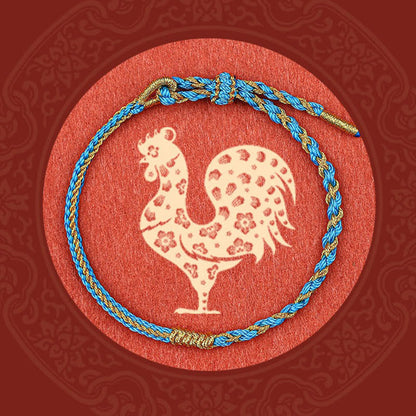 Handmade Red String Chinese Zodiac Protection Bracelet