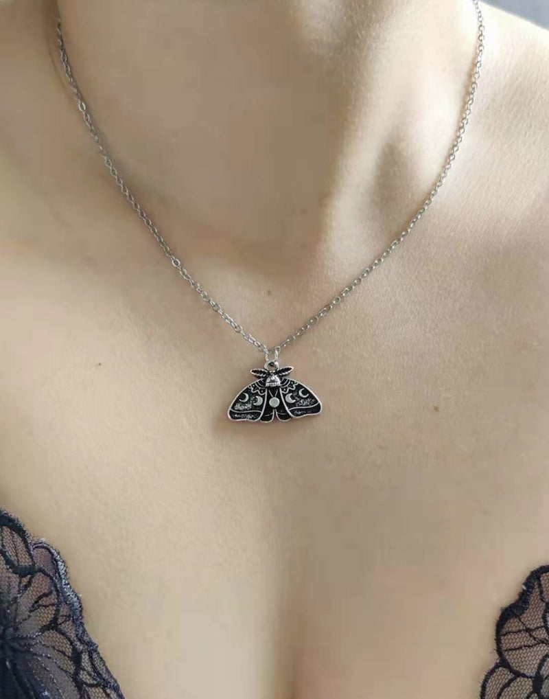 Lunar Moth Renewal Necklace
