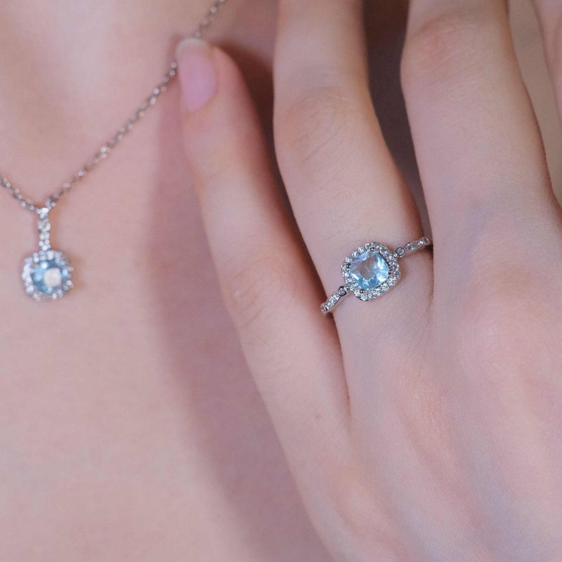 Kiana Aquamarine Ring