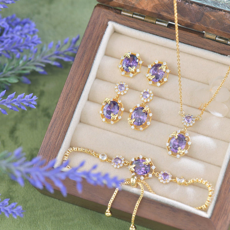 Lilac Butterfly Bracelet