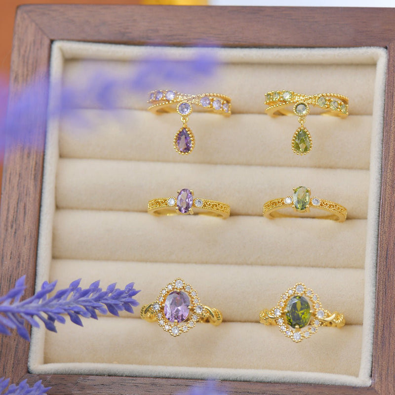 Lilac Laurel Ring