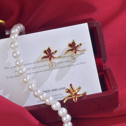 Lily of Burgundy Ring