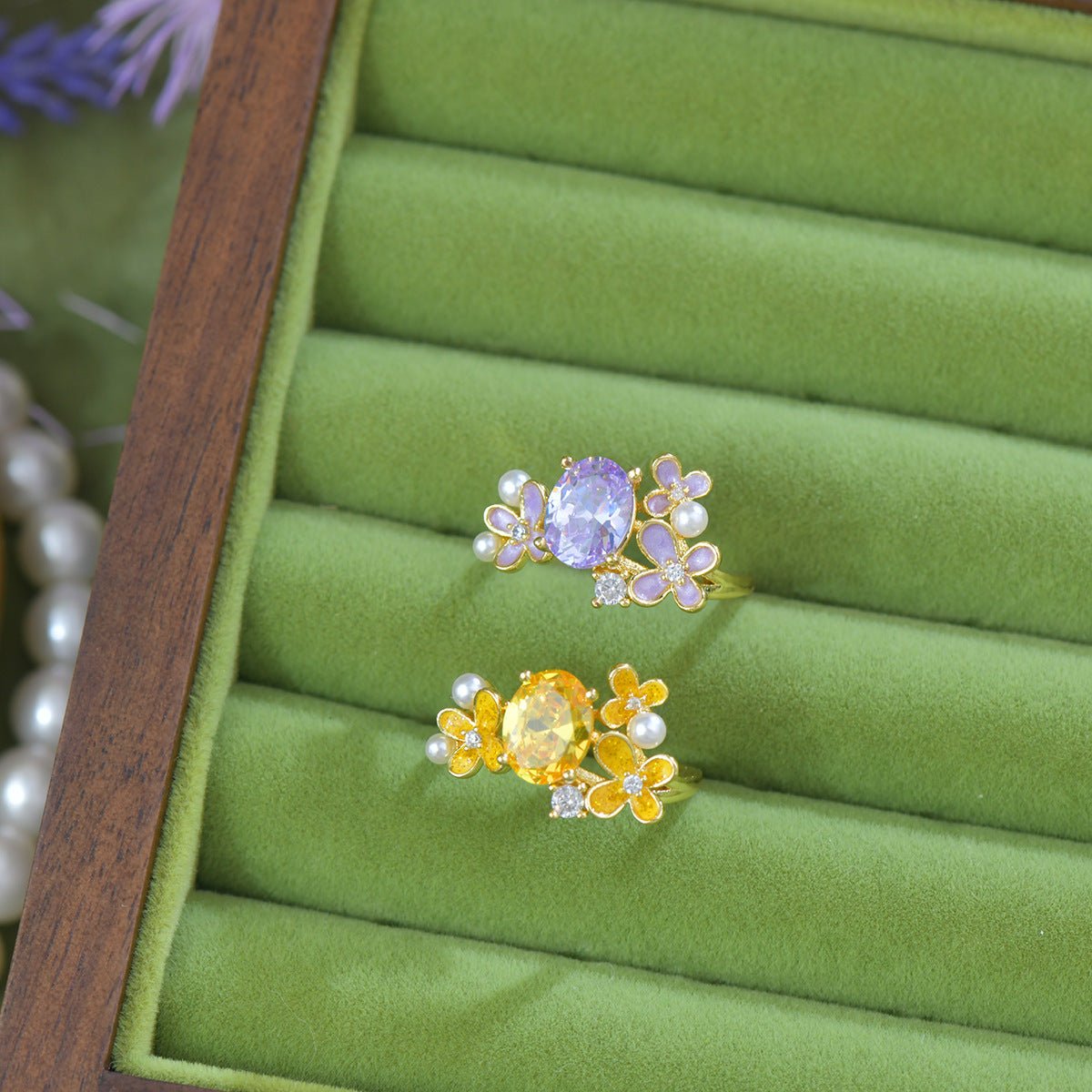 Marigold Citrine Ring