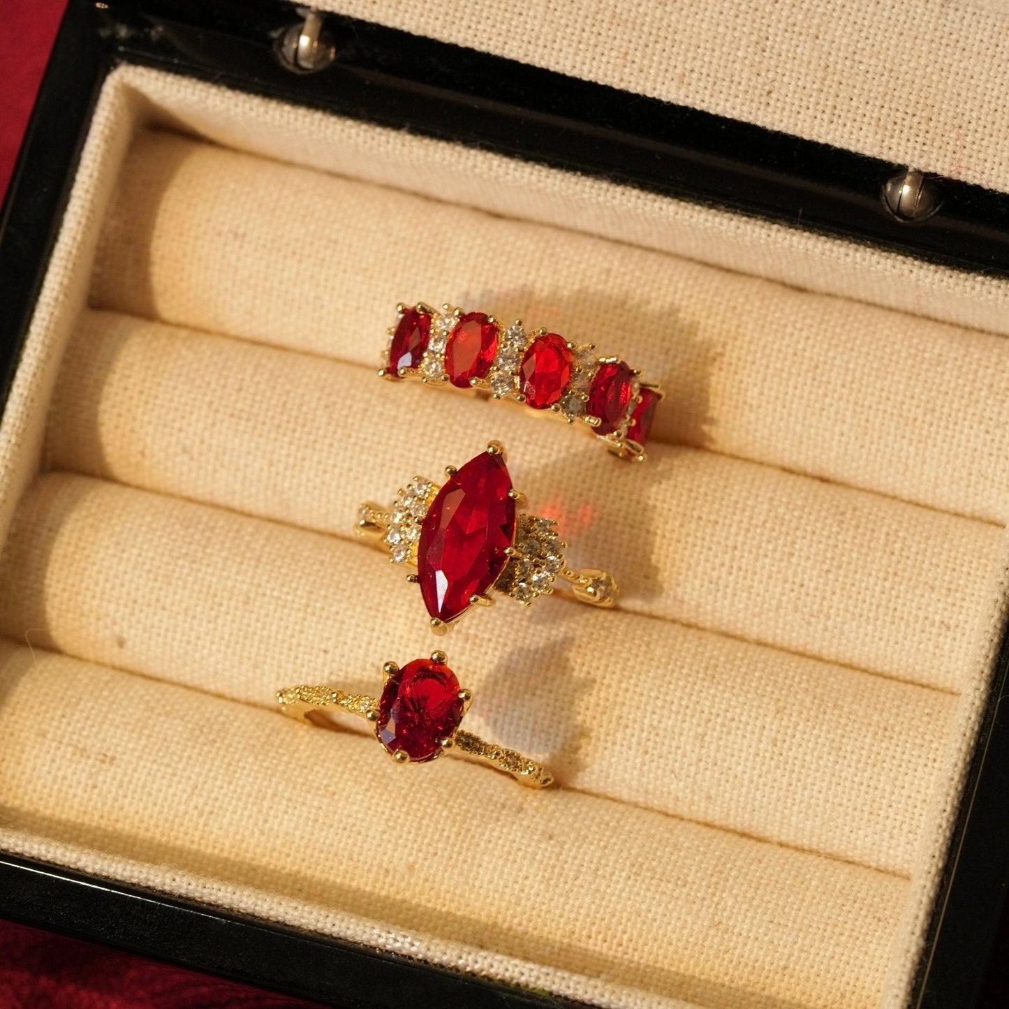 Marquise Ruby Ring