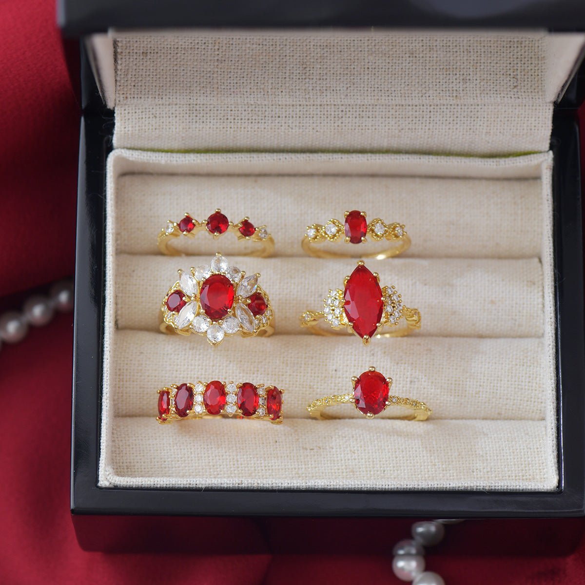 Marquise Ruby Ring