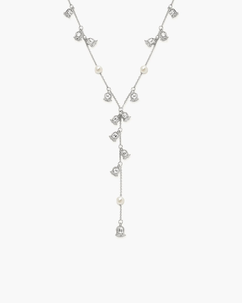 Jaylynn Pearl Lariat Necklace