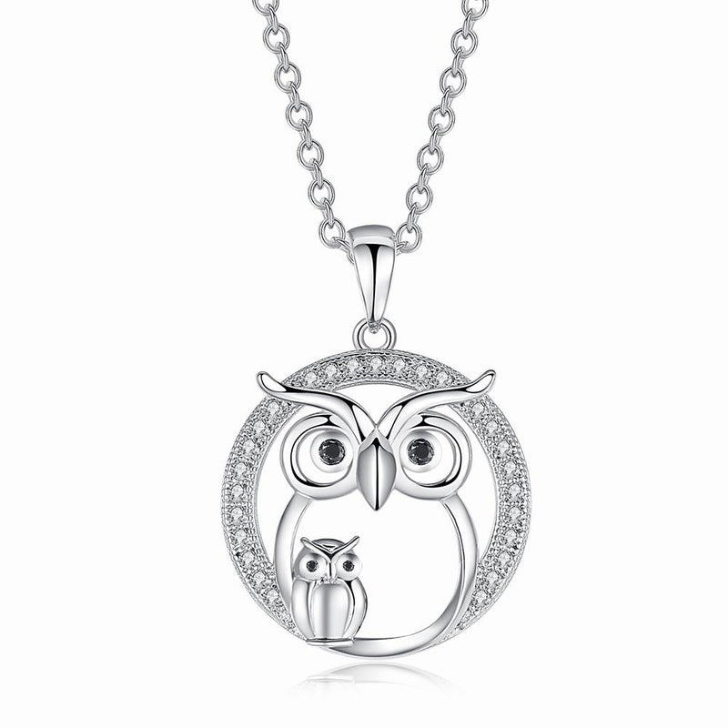 Owl Crystal Necklace