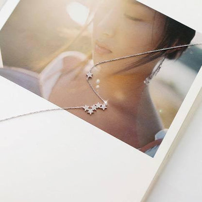 Stars Sterling Silver Necklace
