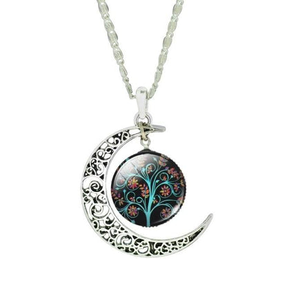 The Tree of Life Moon Necklace