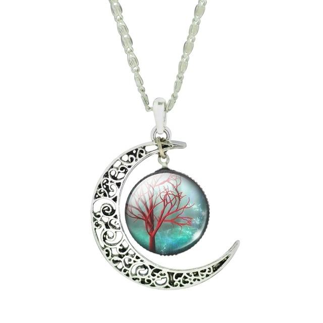 The Tree of Life Moon Necklace