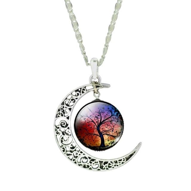 The Tree of Life Moon Necklace