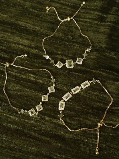 Ophelia Bracelet in Green