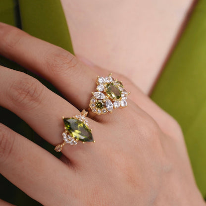 Opulent Peridot Ring