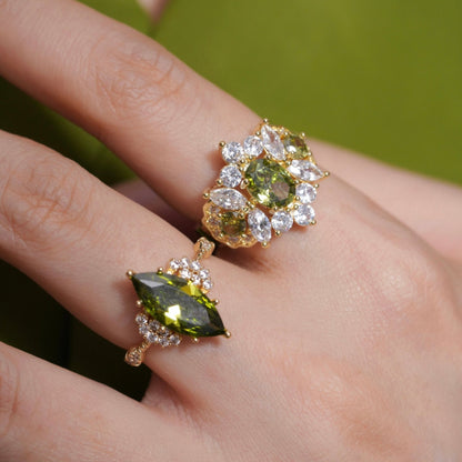 Opulent Peridot Ring