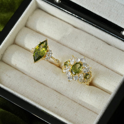 Opulent Peridot Ring