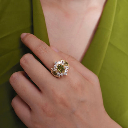 Opulent Peridot Ring