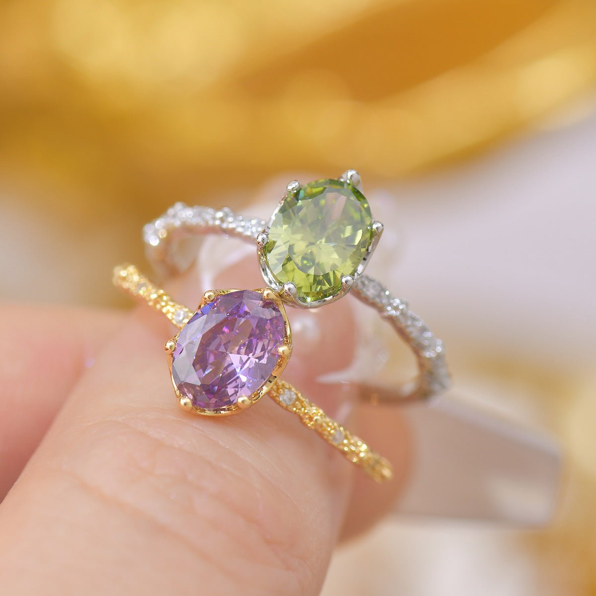 Oval Amethyst Ring