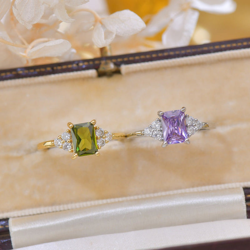 Peridot Princess Ring