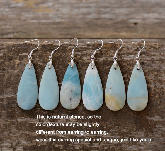 Amazonite Dangle Earrings