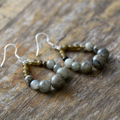 Labradorite Earrings