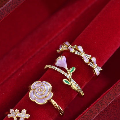 Purple Bow Ring