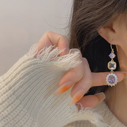 Amethyst Drop Earrings