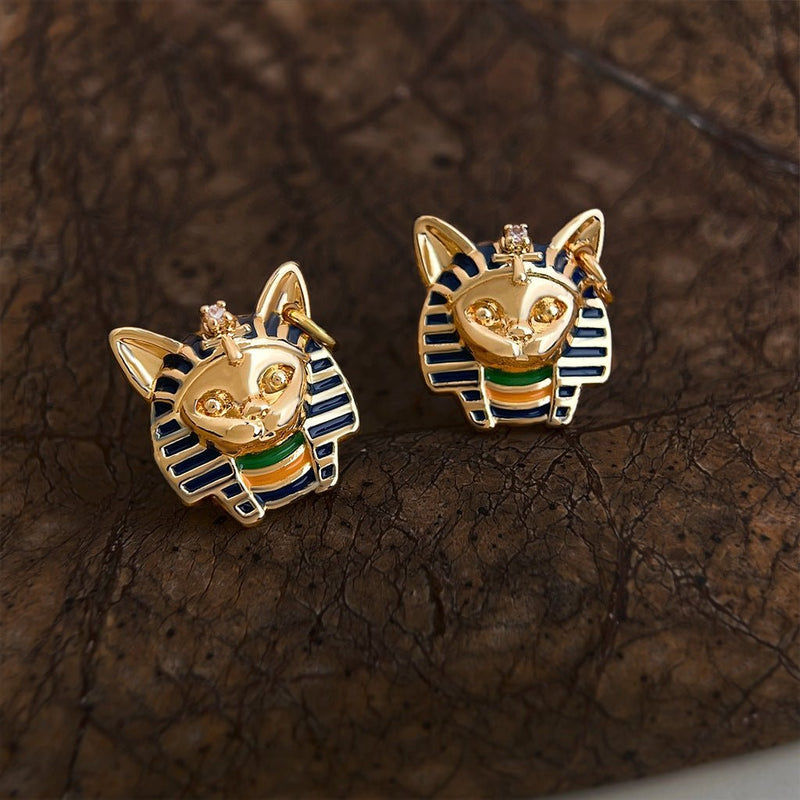 Cleopawtra Cat Earrings