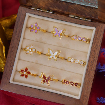 Red Primrose Ring