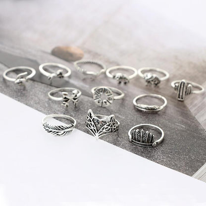 Enchanted Forest Animals Ring Set