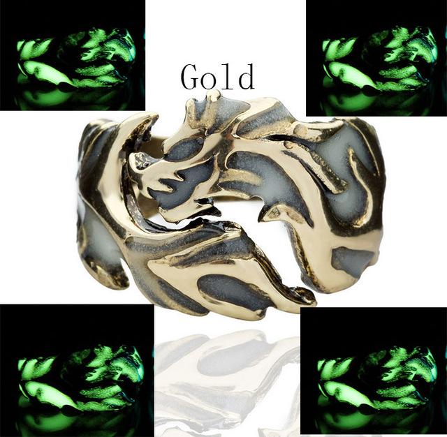 Magical Glow in the Dark Dragon Ring