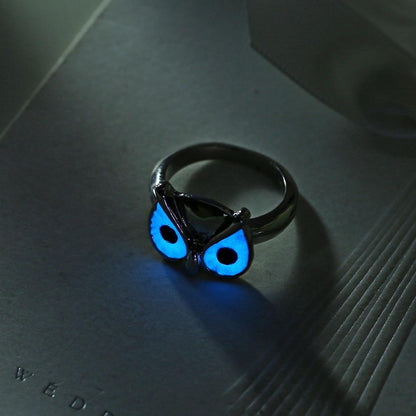 The Wise Owl Glow in the Dark Ring