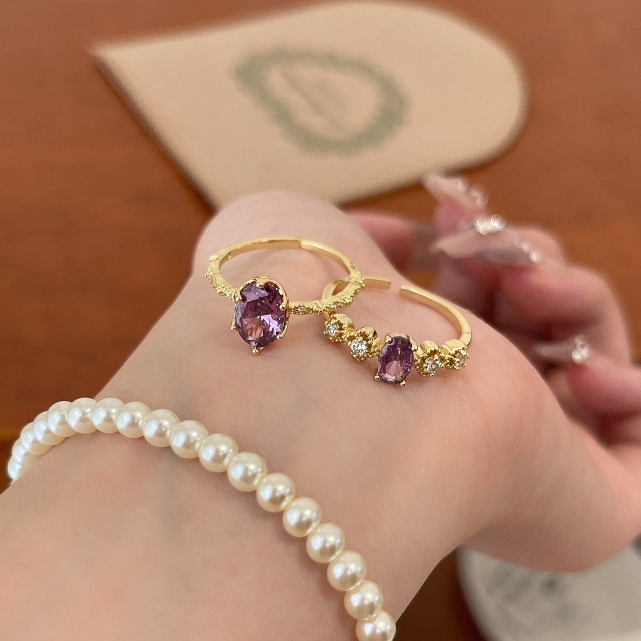 Rococo Amethyst Ring