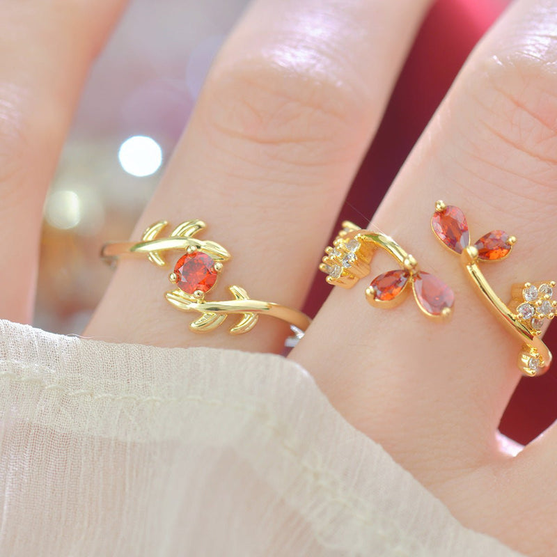 Ruby Bypass Ring