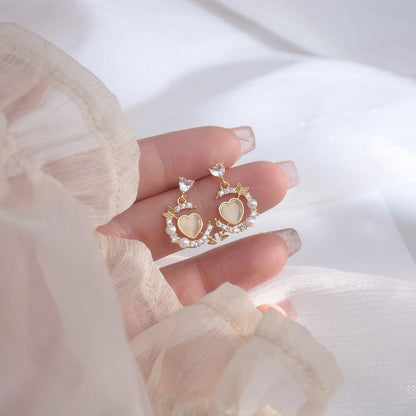 [sample ] Heart and Arrow Earrings