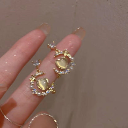 [sample ] Heart and Arrow Earrings