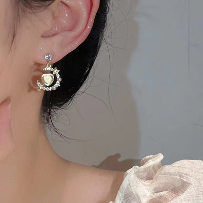 [sample ] Heart and Arrow Earrings
