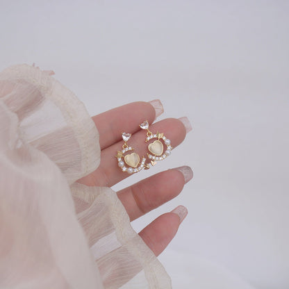 [sample ] Heart and Arrow Earrings