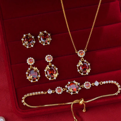Scarlet Butterfly Necklace