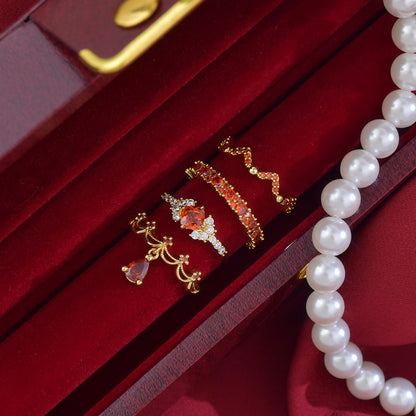 Scarlet Coronette Ring